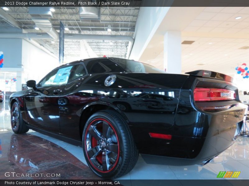 Pitch Black / Dark Slate Gray 2013 Dodge Challenger Rallye Redline