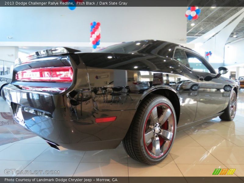 Pitch Black / Dark Slate Gray 2013 Dodge Challenger Rallye Redline