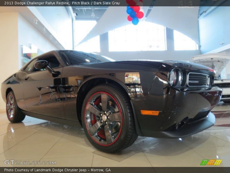 Pitch Black / Dark Slate Gray 2013 Dodge Challenger Rallye Redline