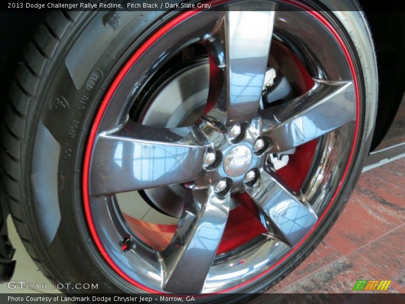 Pitch Black / Dark Slate Gray 2013 Dodge Challenger Rallye Redline