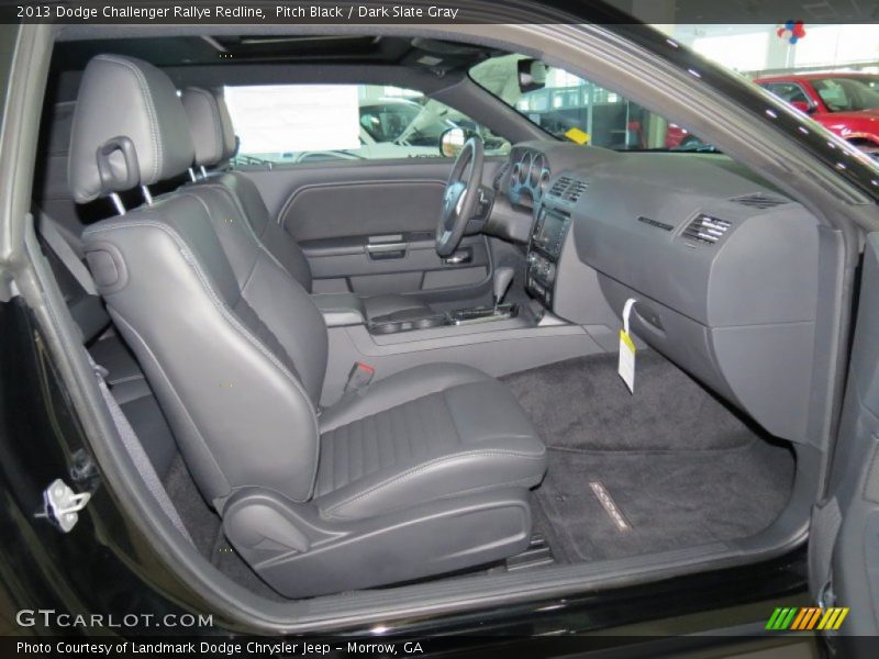 Pitch Black / Dark Slate Gray 2013 Dodge Challenger Rallye Redline