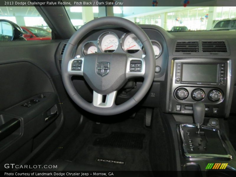 Pitch Black / Dark Slate Gray 2013 Dodge Challenger Rallye Redline