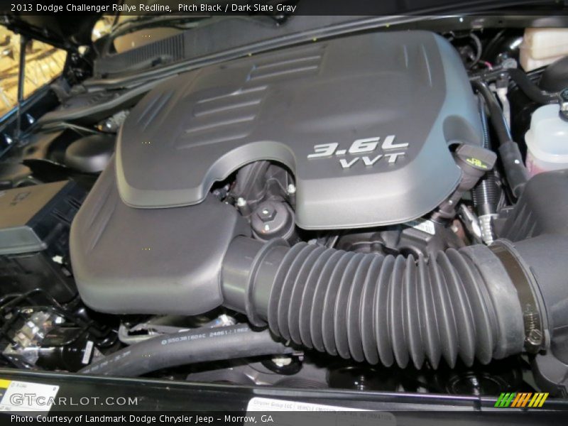 Pitch Black / Dark Slate Gray 2013 Dodge Challenger Rallye Redline