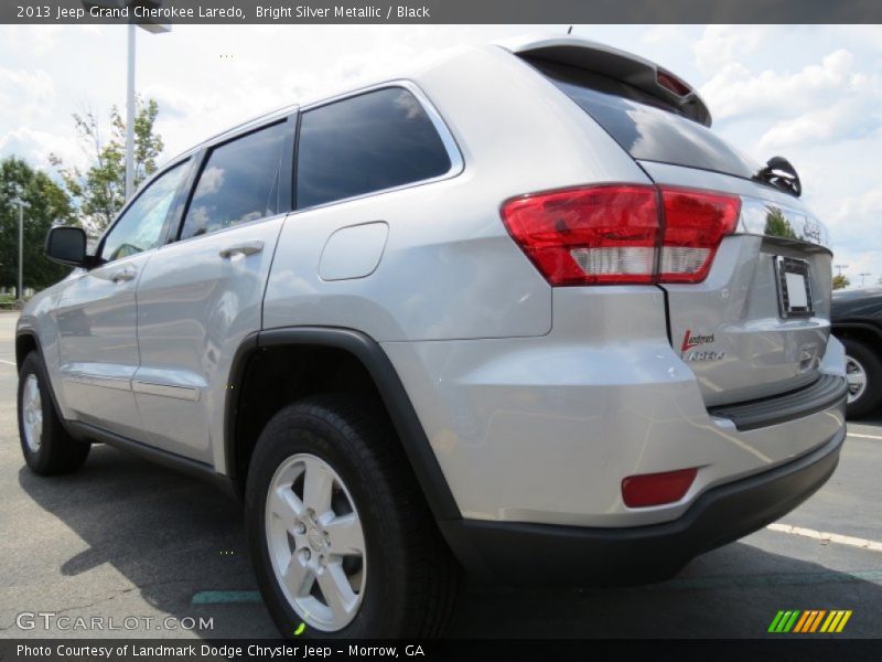 Bright Silver Metallic / Black 2013 Jeep Grand Cherokee Laredo