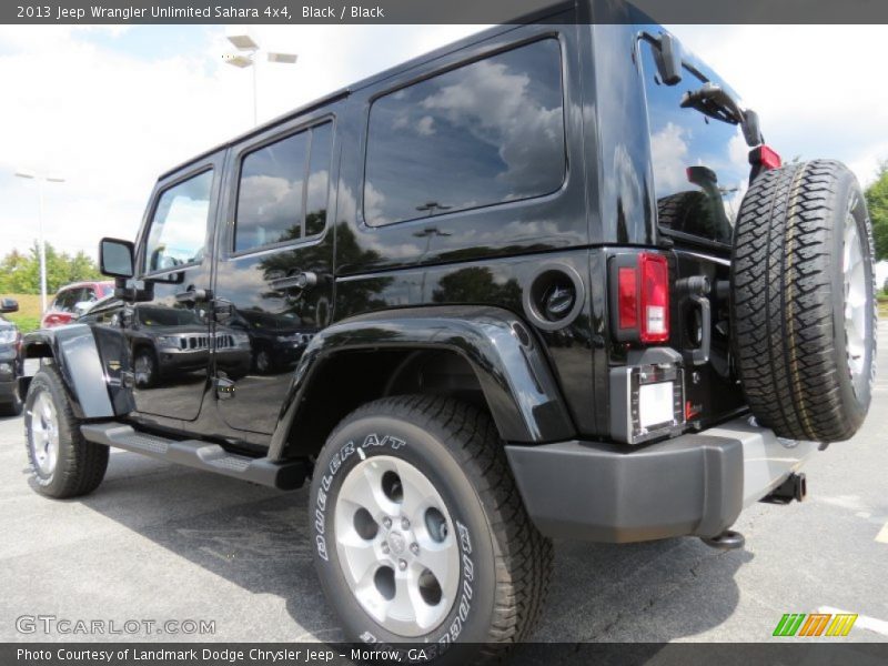 Black / Black 2013 Jeep Wrangler Unlimited Sahara 4x4