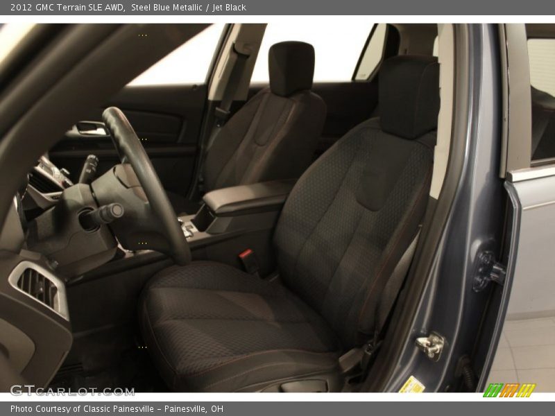 Steel Blue Metallic / Jet Black 2012 GMC Terrain SLE AWD