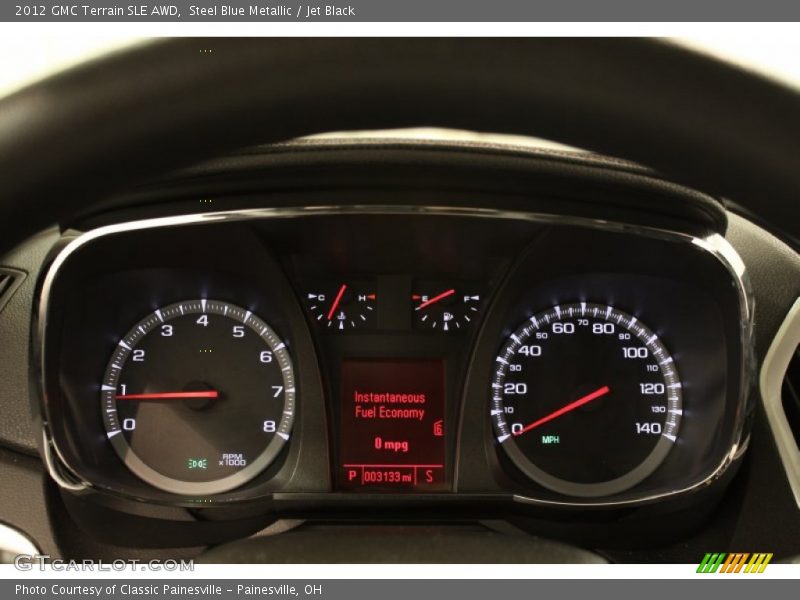 Steel Blue Metallic / Jet Black 2012 GMC Terrain SLE AWD