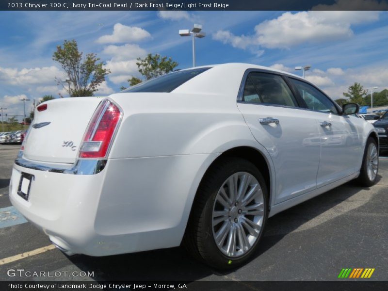 Ivory Tri-Coat Pearl / Dark Frost Beige/Light Frost Beige 2013 Chrysler 300 C