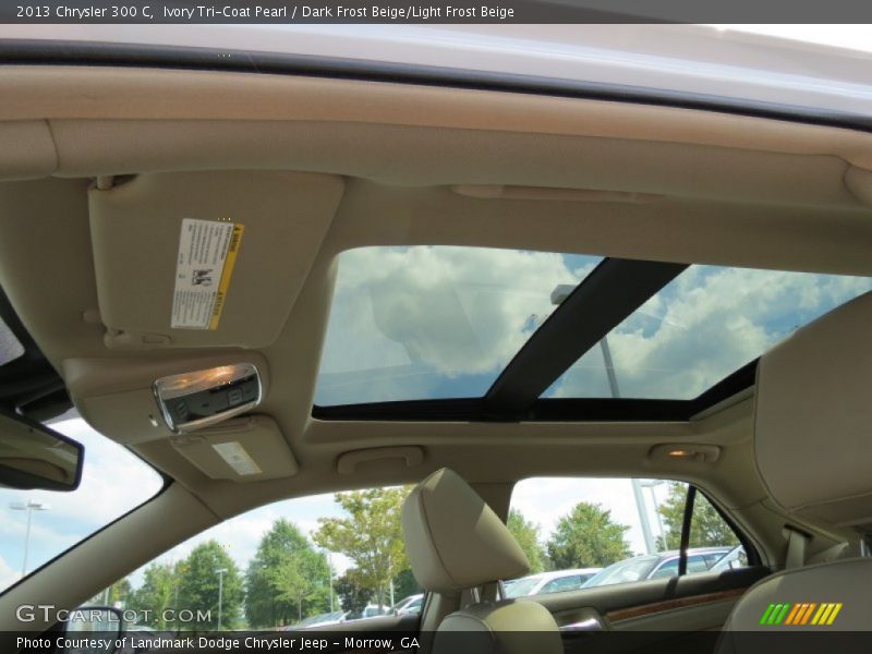 Ivory Tri-Coat Pearl / Dark Frost Beige/Light Frost Beige 2013 Chrysler 300 C