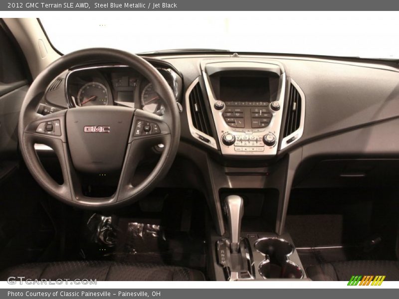 Steel Blue Metallic / Jet Black 2012 GMC Terrain SLE AWD