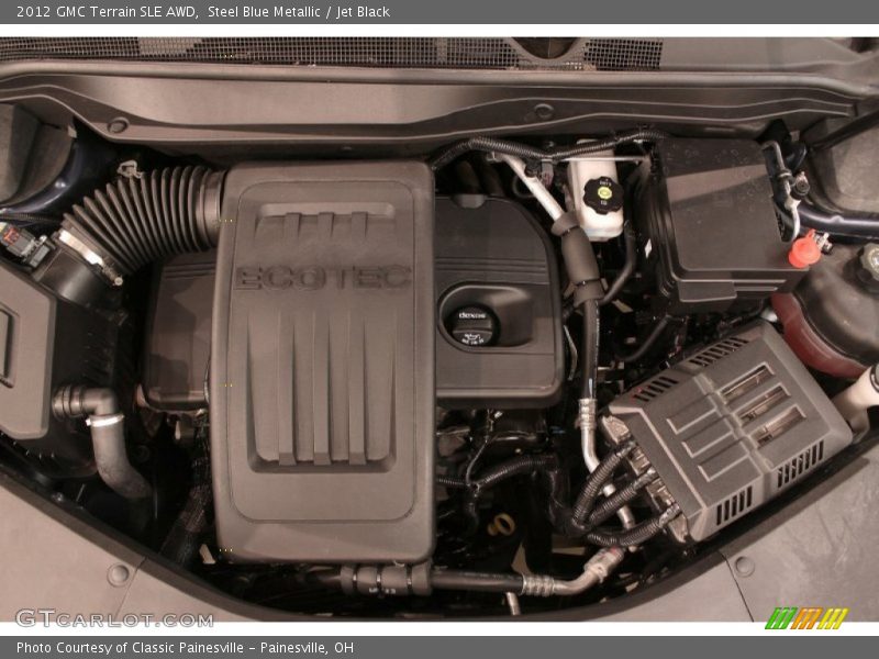 Steel Blue Metallic / Jet Black 2012 GMC Terrain SLE AWD