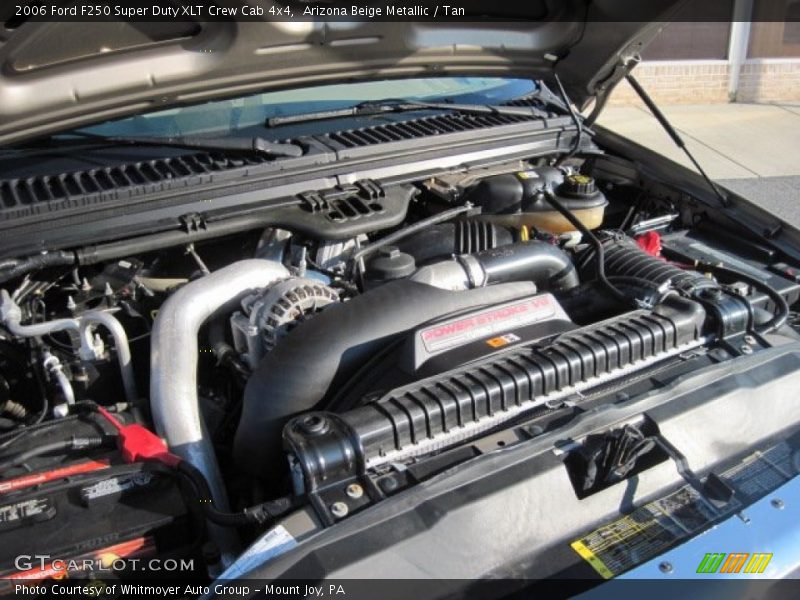 Arizona Beige Metallic / Tan 2006 Ford F250 Super Duty XLT Crew Cab 4x4