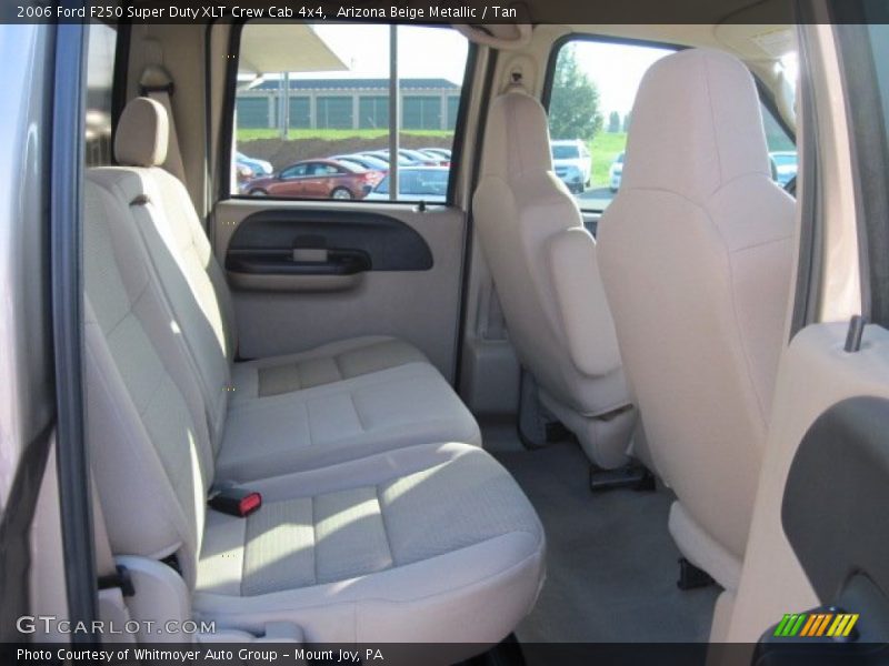 Arizona Beige Metallic / Tan 2006 Ford F250 Super Duty XLT Crew Cab 4x4