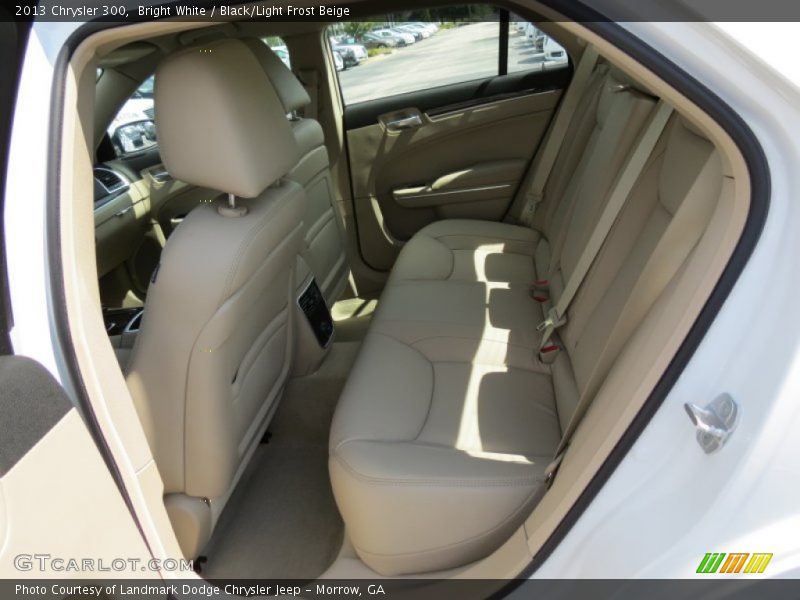 Bright White / Black/Light Frost Beige 2013 Chrysler 300