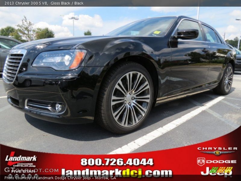 Gloss Black / Black 2013 Chrysler 300 S V8