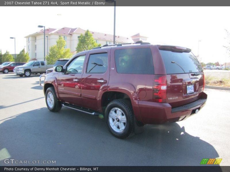 Sport Red Metallic / Ebony 2007 Chevrolet Tahoe Z71 4x4