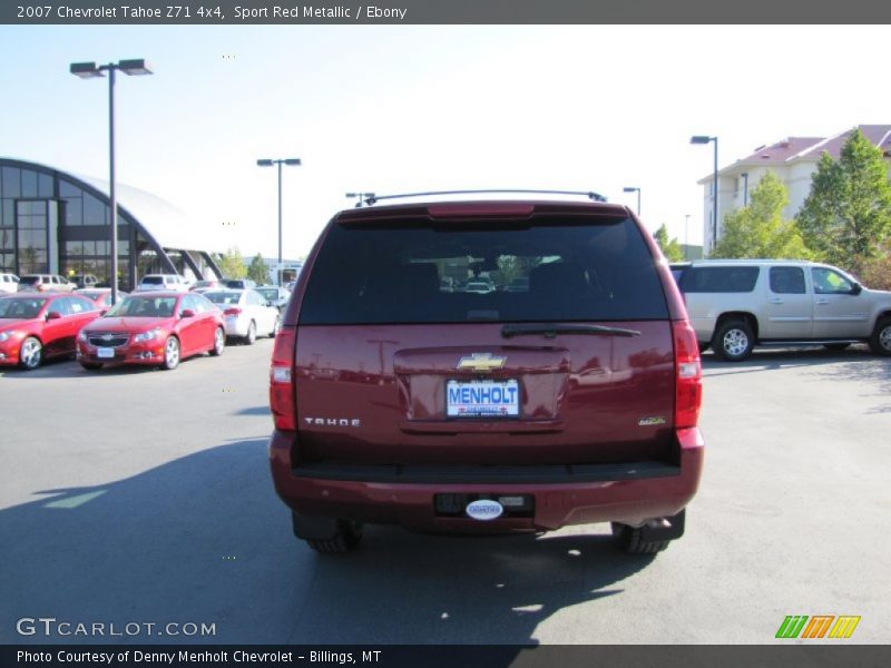 Sport Red Metallic / Ebony 2007 Chevrolet Tahoe Z71 4x4