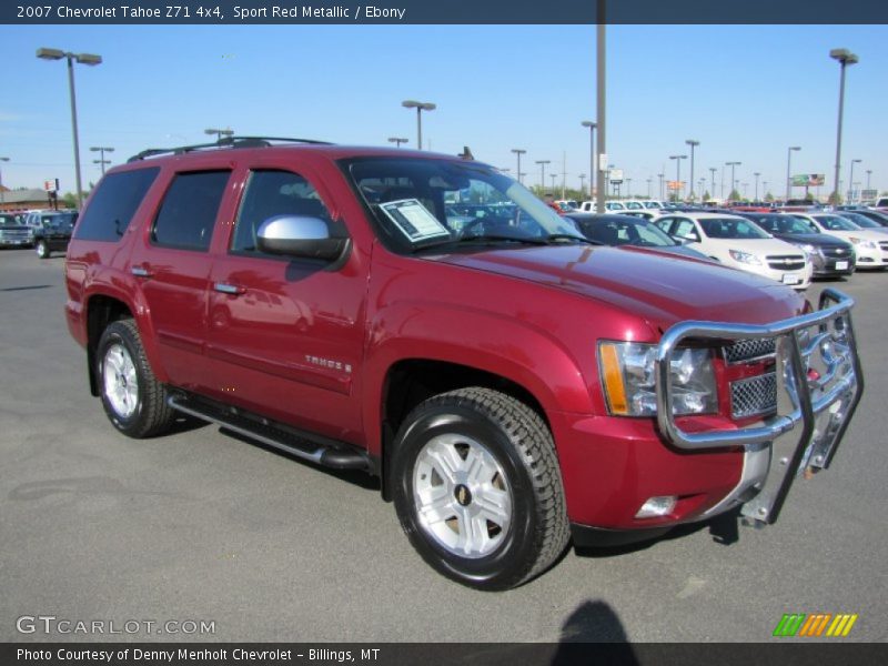 Sport Red Metallic / Ebony 2007 Chevrolet Tahoe Z71 4x4