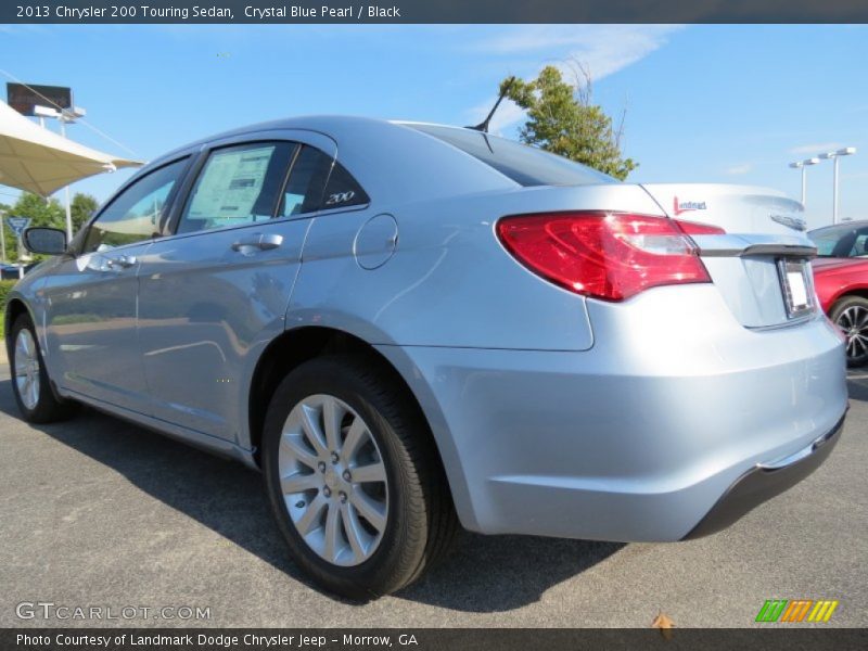 Crystal Blue Pearl / Black 2013 Chrysler 200 Touring Sedan