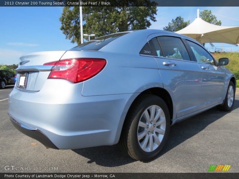 Crystal Blue Pearl / Black 2013 Chrysler 200 Touring Sedan