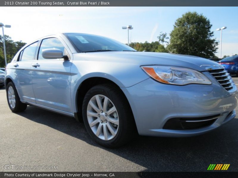 Crystal Blue Pearl / Black 2013 Chrysler 200 Touring Sedan