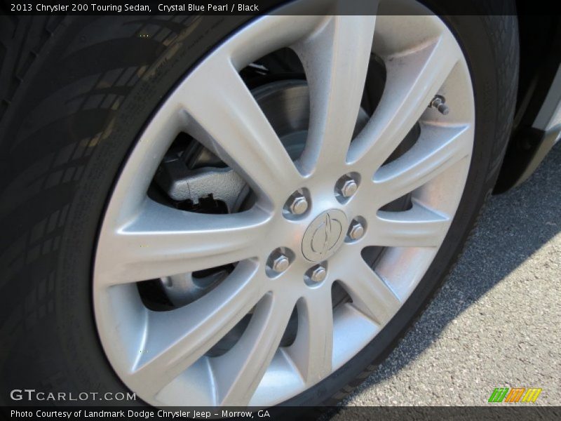 Crystal Blue Pearl / Black 2013 Chrysler 200 Touring Sedan