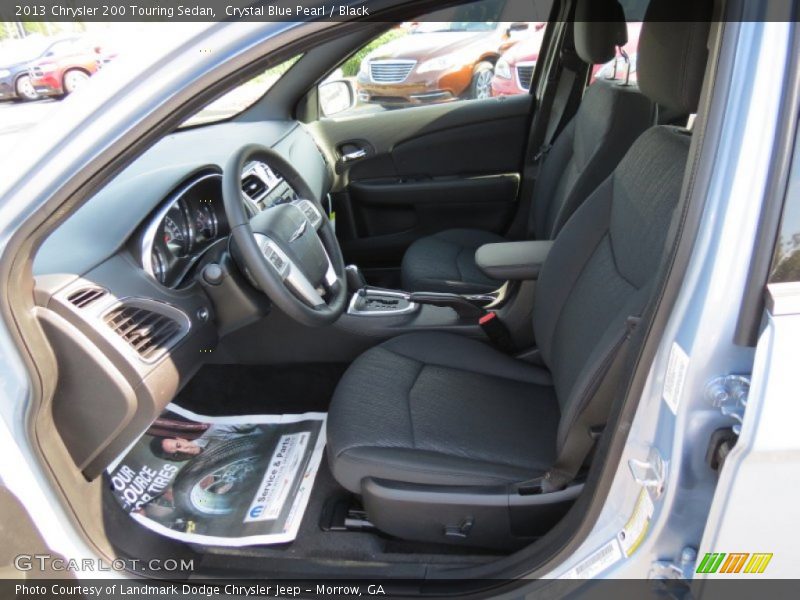 Crystal Blue Pearl / Black 2013 Chrysler 200 Touring Sedan