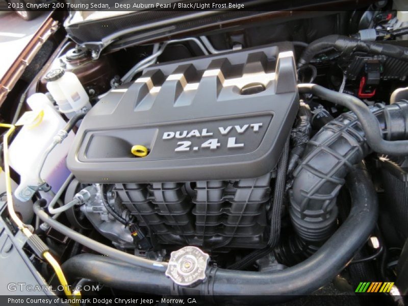 Deep Auburn Pearl / Black/Light Frost Beige 2013 Chrysler 200 Touring Sedan