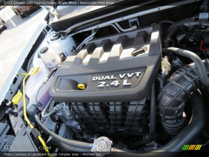 Bright White / Black/Light Frost Beige 2013 Chrysler 200 Touring Sedan