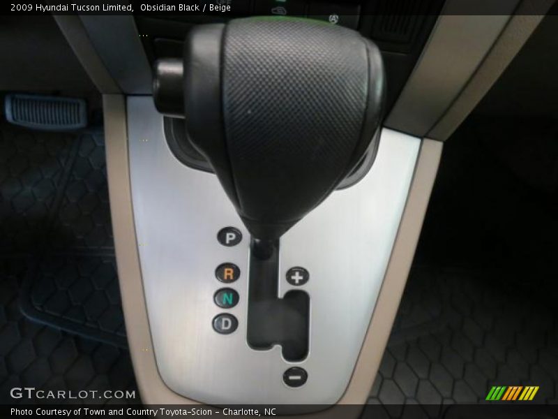  2009 Tucson Limited 4 Speed Shiftronic Automatic Shifter