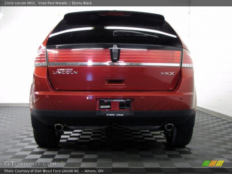 Vivid Red Metallic / Ebony Black 2009 Lincoln MKX