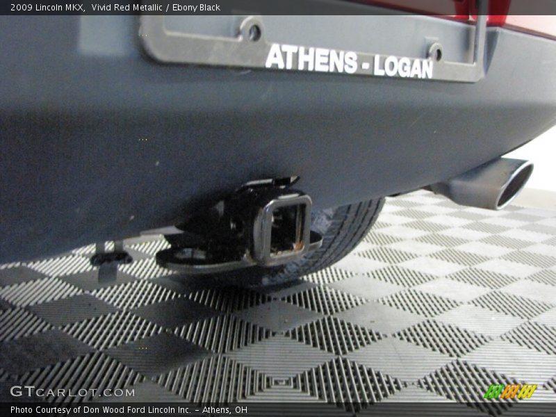 Vivid Red Metallic / Ebony Black 2009 Lincoln MKX