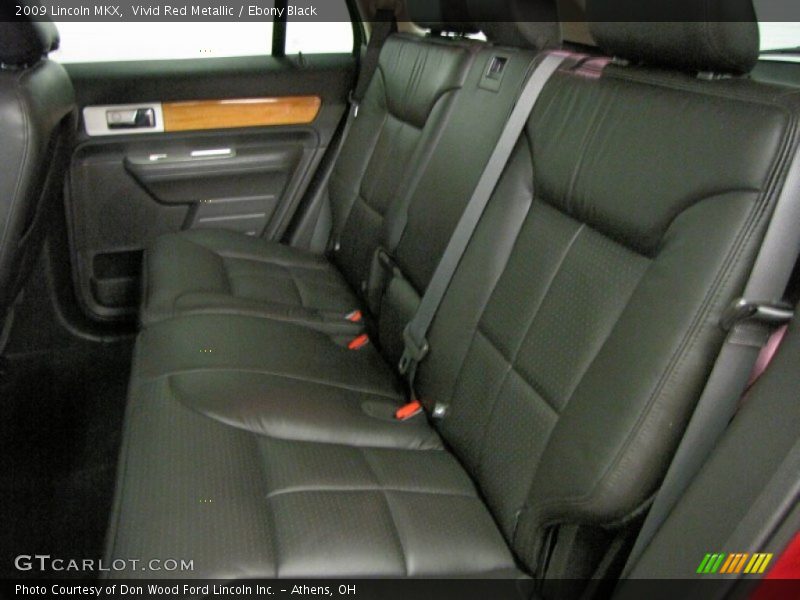 Vivid Red Metallic / Ebony Black 2009 Lincoln MKX