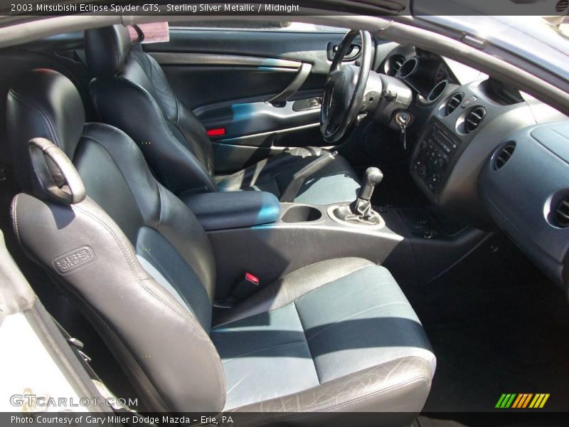 Sterling Silver Metallic / Midnight 2003 Mitsubishi Eclipse Spyder GTS