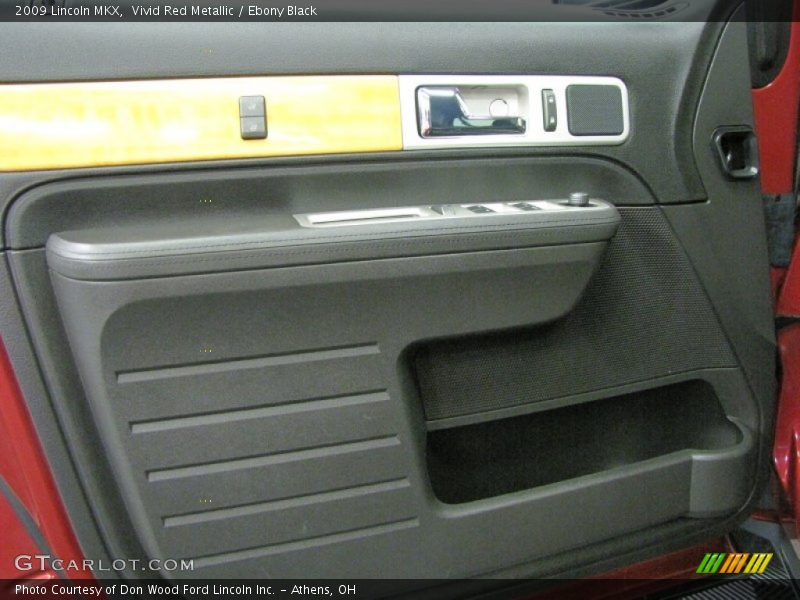 Vivid Red Metallic / Ebony Black 2009 Lincoln MKX