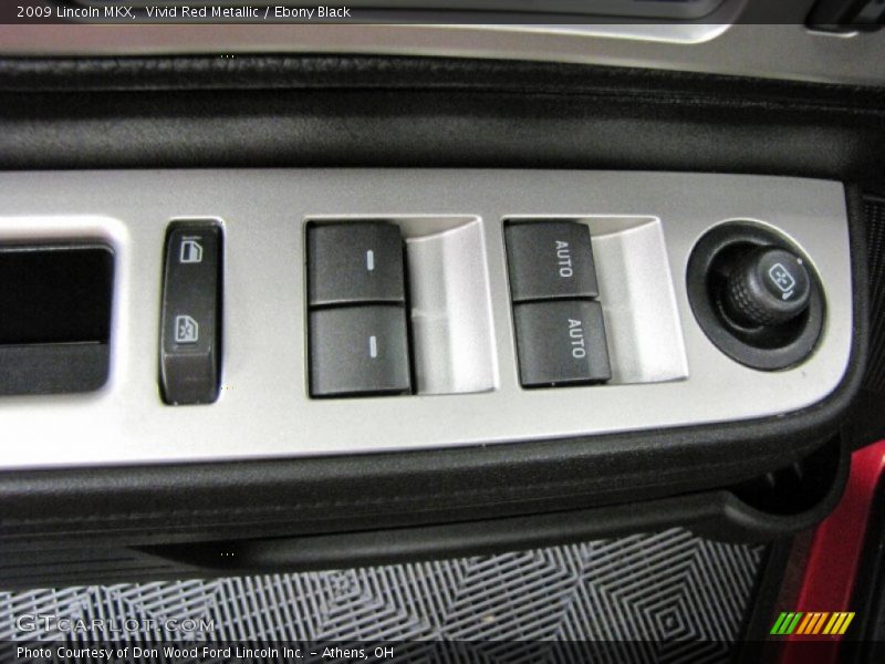 Vivid Red Metallic / Ebony Black 2009 Lincoln MKX