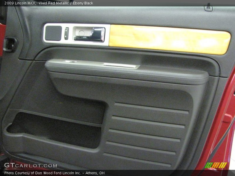 Vivid Red Metallic / Ebony Black 2009 Lincoln MKX