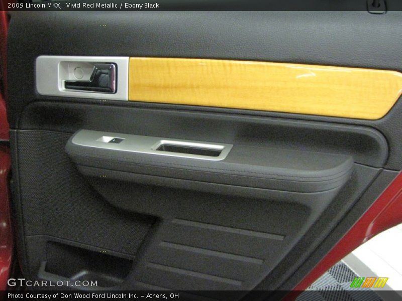 Vivid Red Metallic / Ebony Black 2009 Lincoln MKX