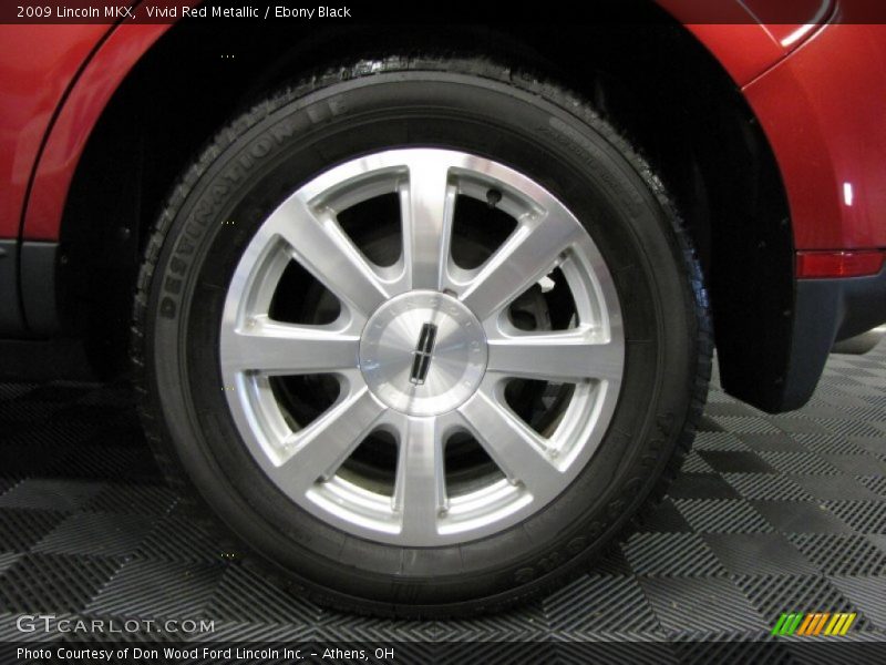 Vivid Red Metallic / Ebony Black 2009 Lincoln MKX