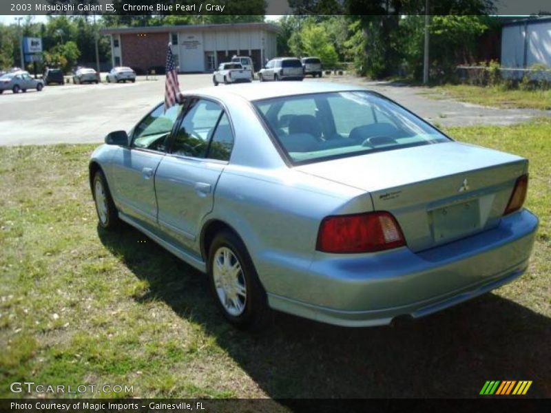 Chrome Blue Pearl / Gray 2003 Mitsubishi Galant ES