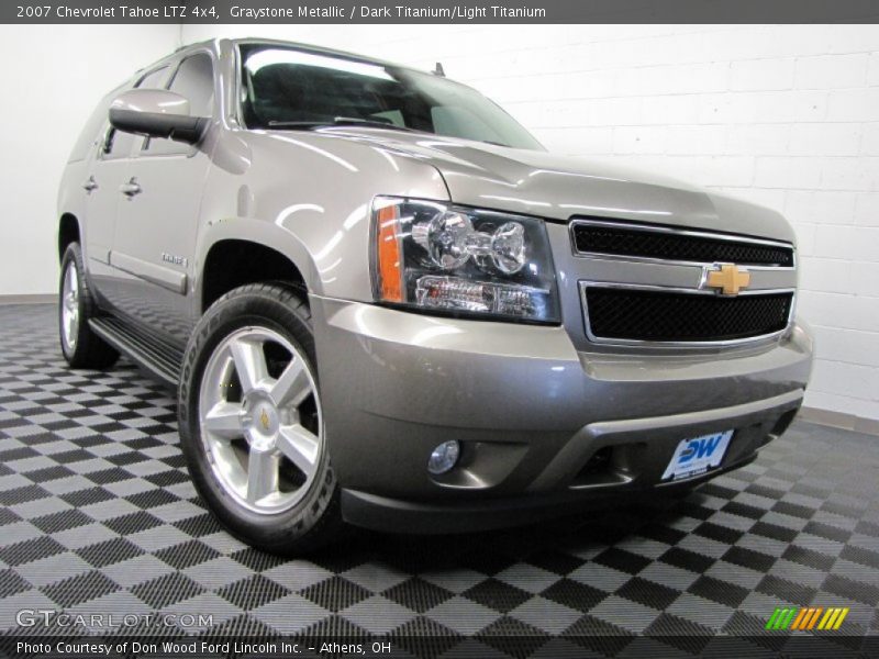 Graystone Metallic / Dark Titanium/Light Titanium 2007 Chevrolet Tahoe LTZ 4x4
