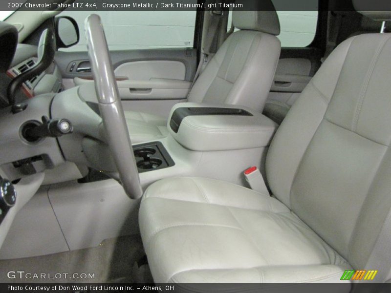 Graystone Metallic / Dark Titanium/Light Titanium 2007 Chevrolet Tahoe LTZ 4x4