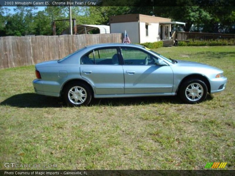 Chrome Blue Pearl / Gray 2003 Mitsubishi Galant ES