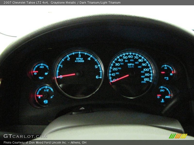 Graystone Metallic / Dark Titanium/Light Titanium 2007 Chevrolet Tahoe LTZ 4x4