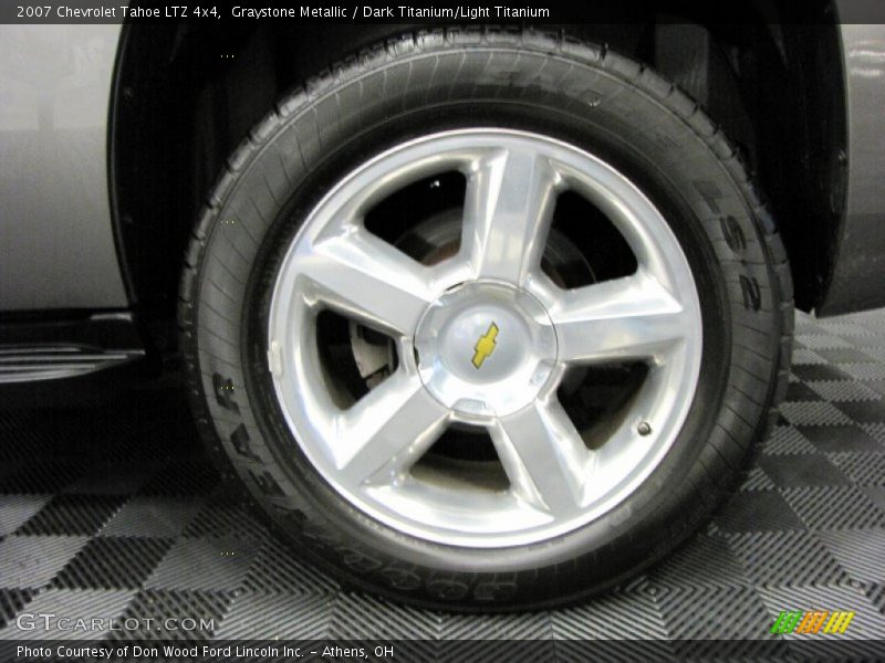 Graystone Metallic / Dark Titanium/Light Titanium 2007 Chevrolet Tahoe LTZ 4x4