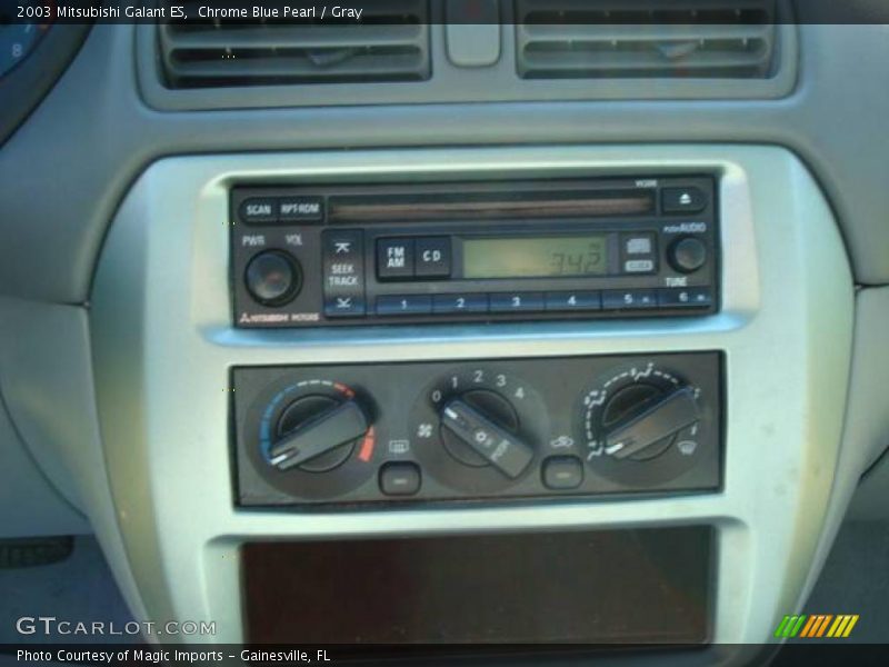 Chrome Blue Pearl / Gray 2003 Mitsubishi Galant ES