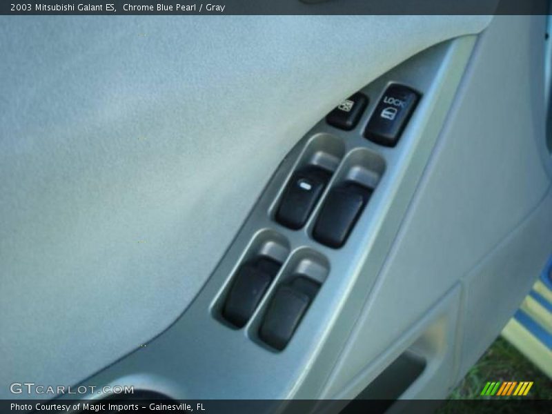 Chrome Blue Pearl / Gray 2003 Mitsubishi Galant ES