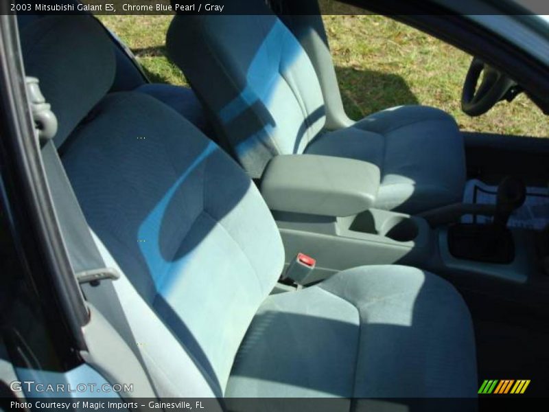 Chrome Blue Pearl / Gray 2003 Mitsubishi Galant ES