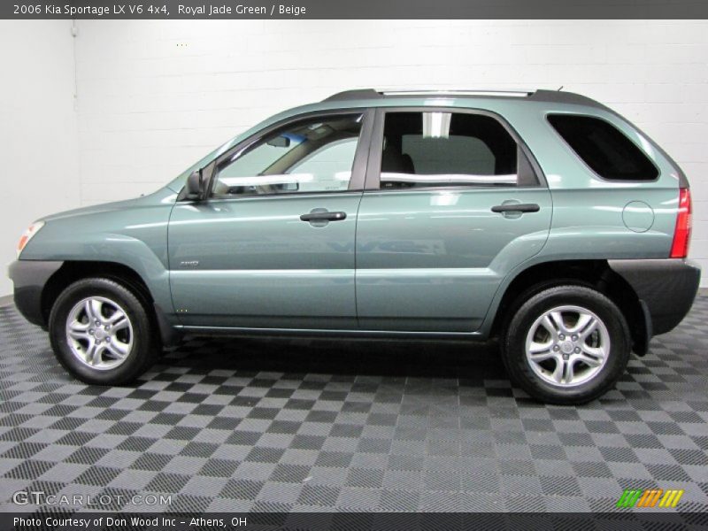 Royal Jade Green / Beige 2006 Kia Sportage LX V6 4x4