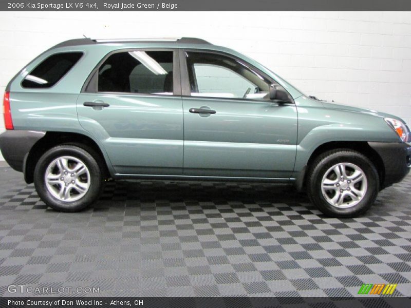 Royal Jade Green / Beige 2006 Kia Sportage LX V6 4x4